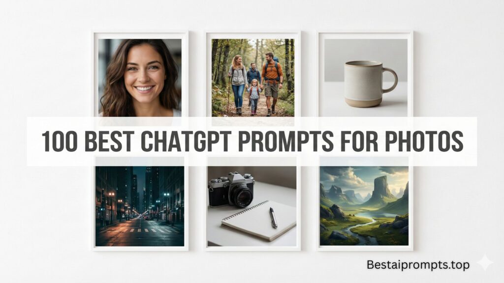 100 best ChatGPT prompts for photos