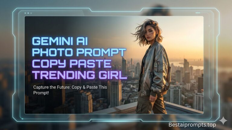 Top 10 Gemini AI Photo Prompt Copy Paste Trending Girl - The Best AI ...