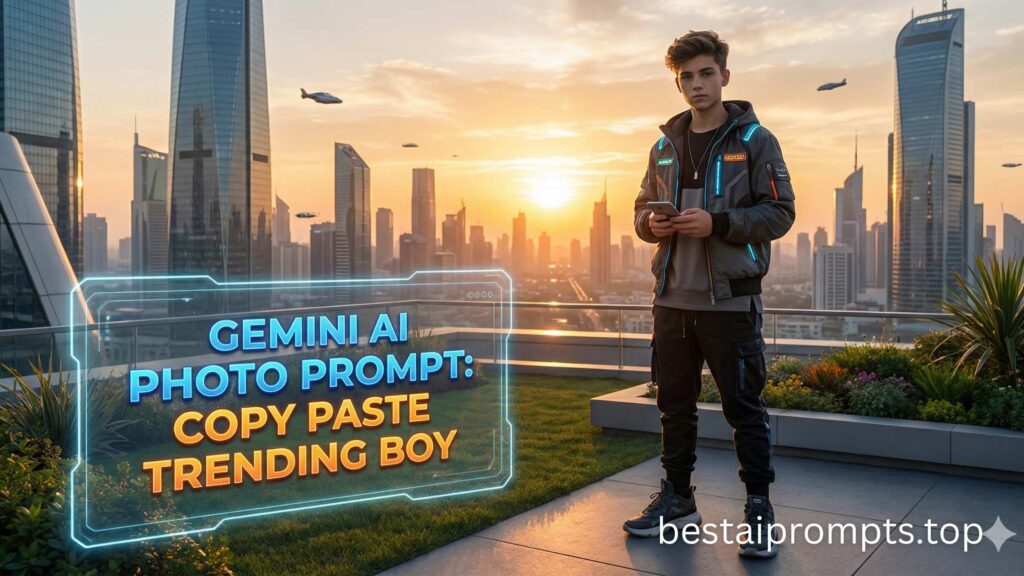 gemini ai photo prompt copy paste trending boy